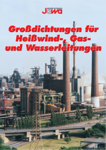 Großdichtung für Heißwind-, Gas- und Wasserleitungen