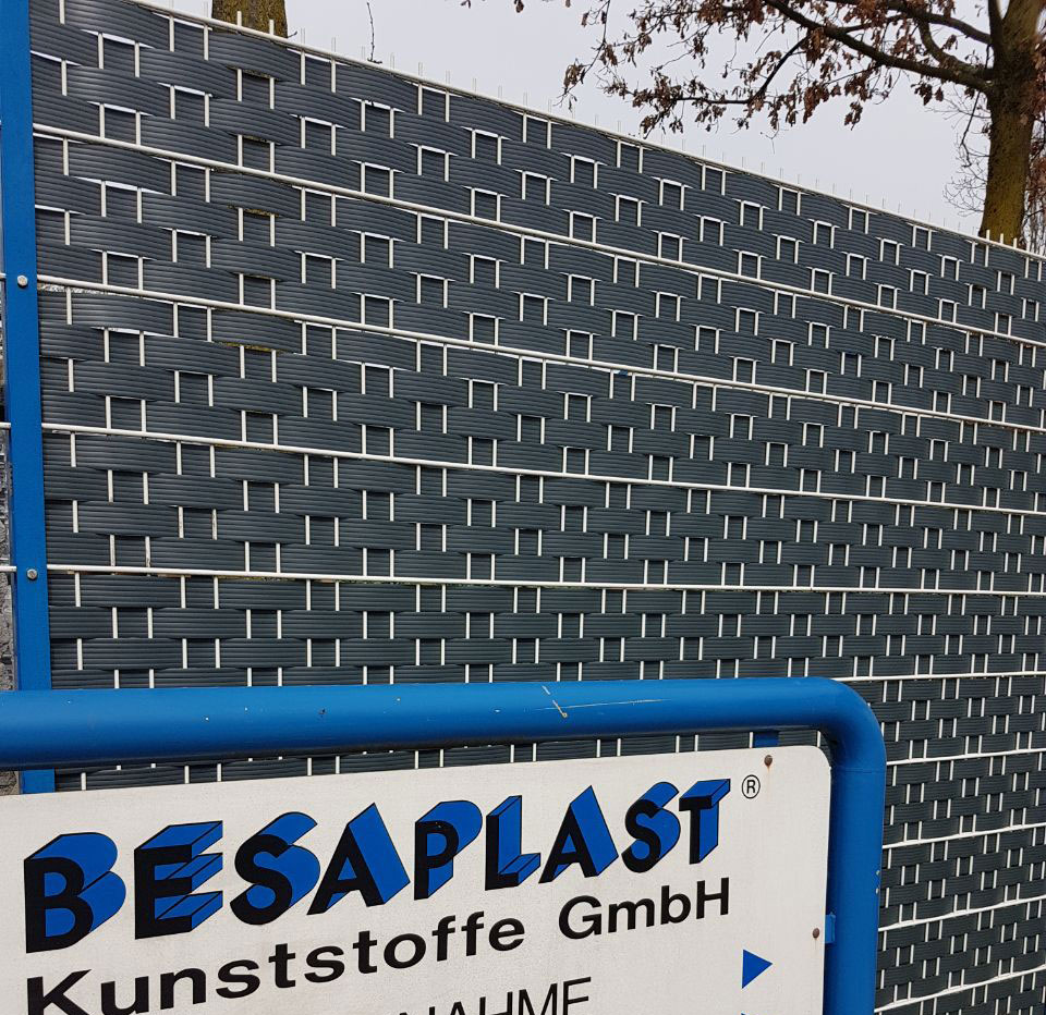 Einflechtstreifen für Sichtschutzzäune