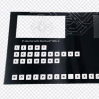 Components with light-scattering coating (lighting/sensor technology)