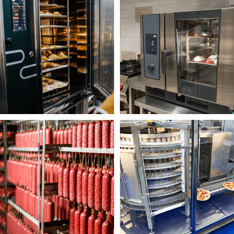Fan solution for food applications