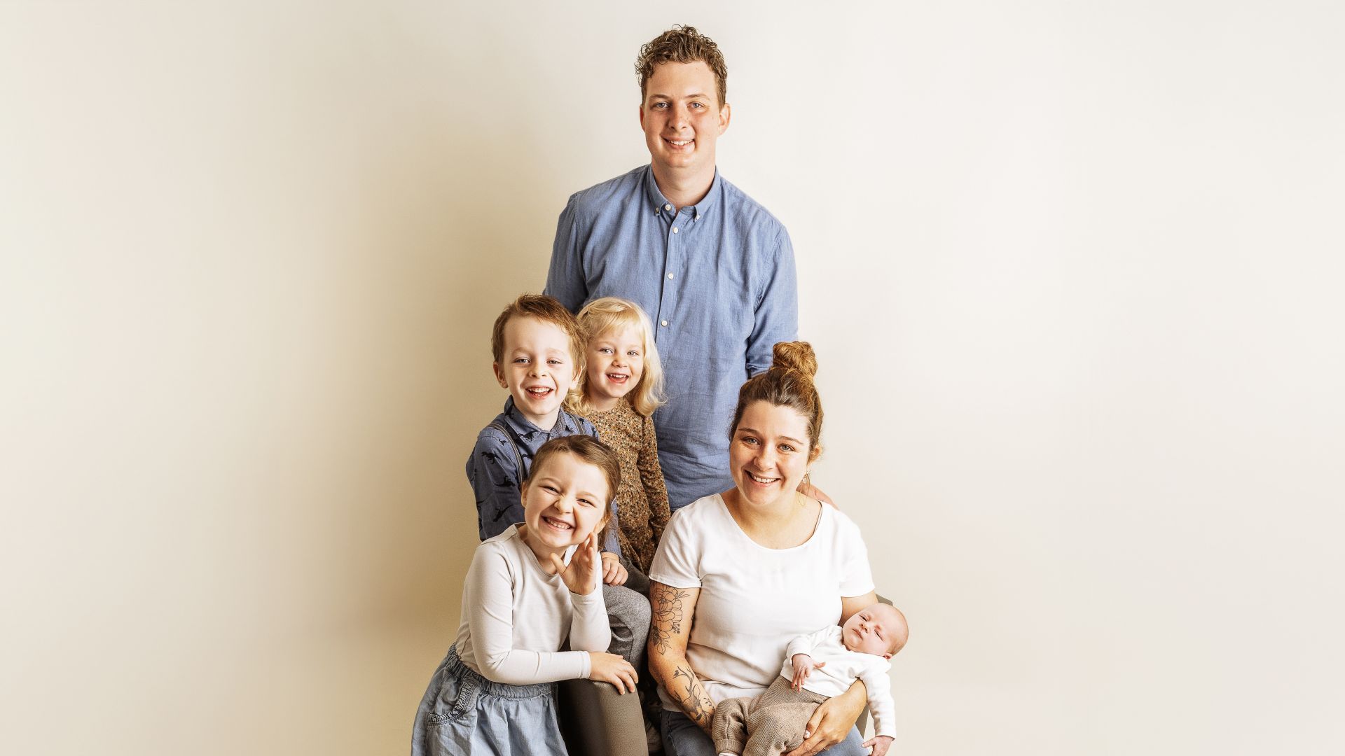 Vierte Generation: Heiko Wittrock mit Familie