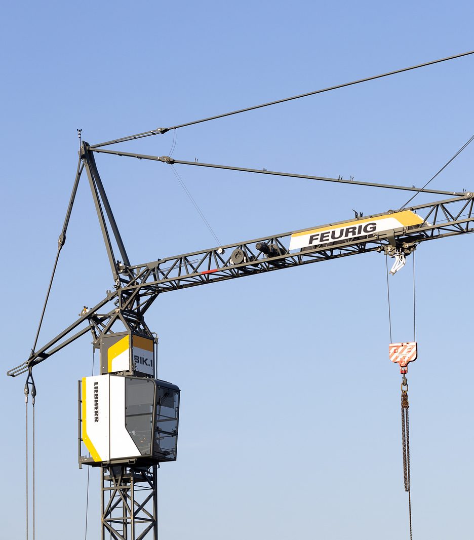 Liebherr 81 K.1 auf Autobahnbaustelle Hamburg
