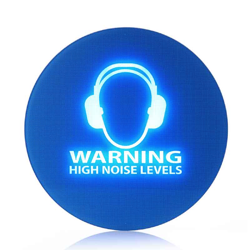 Soundsign lärmaktiviertes Warnschild