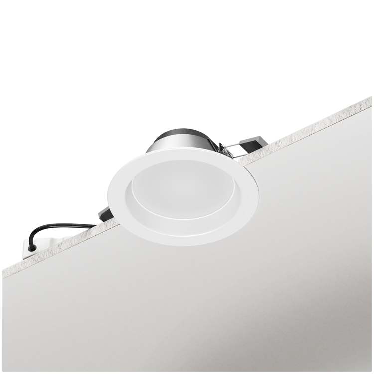 Tilli – rundes Einbau-Downlight, opale Optik
