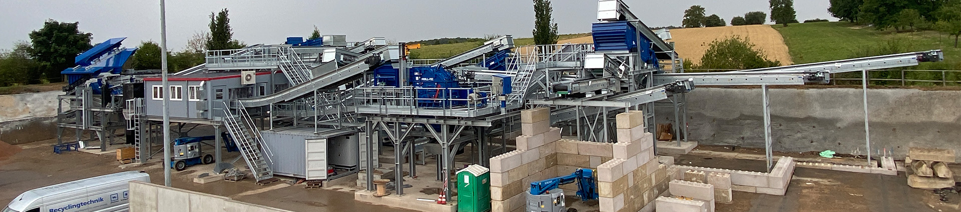 Anlagenbau im Werk Wartenberg