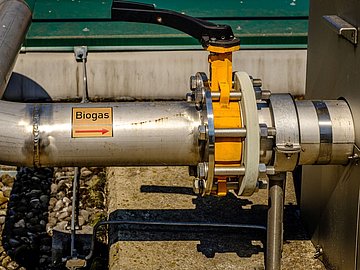 Biogasleitung