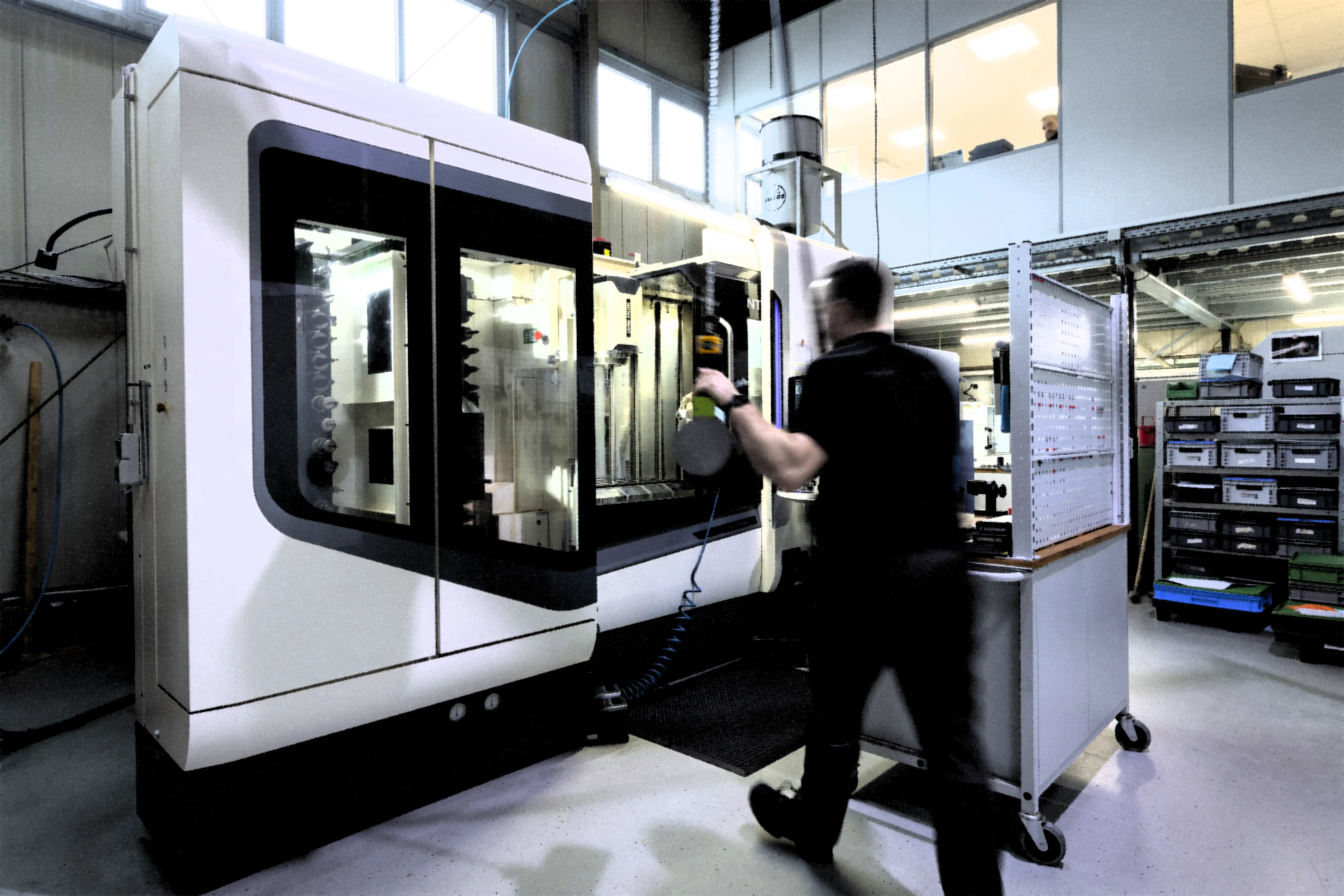 Arbeitsplatz CNC-Bearbeitung