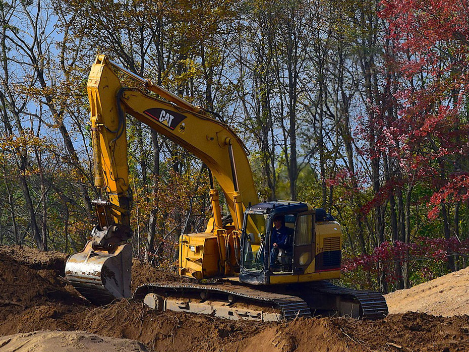 Einsatz an Baumaschinen