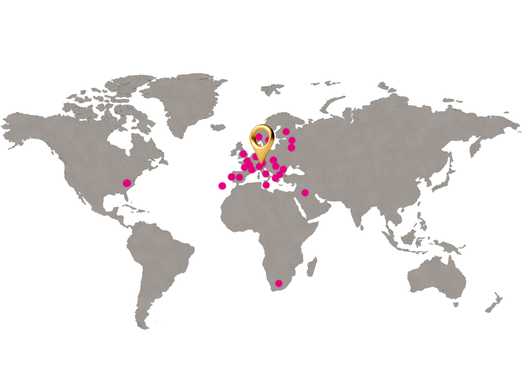 Internationales Distributorennetzwerk