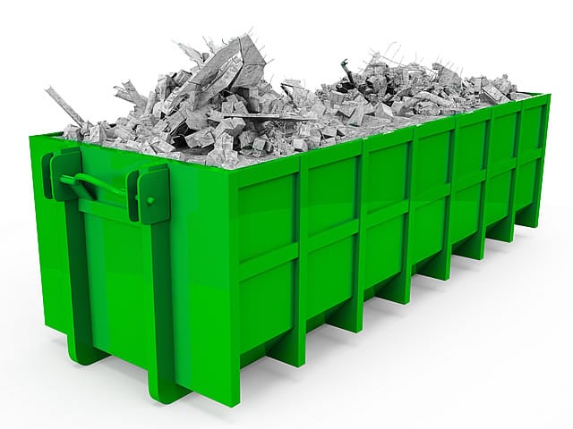 Containerdienst mit Abrollcontainer
