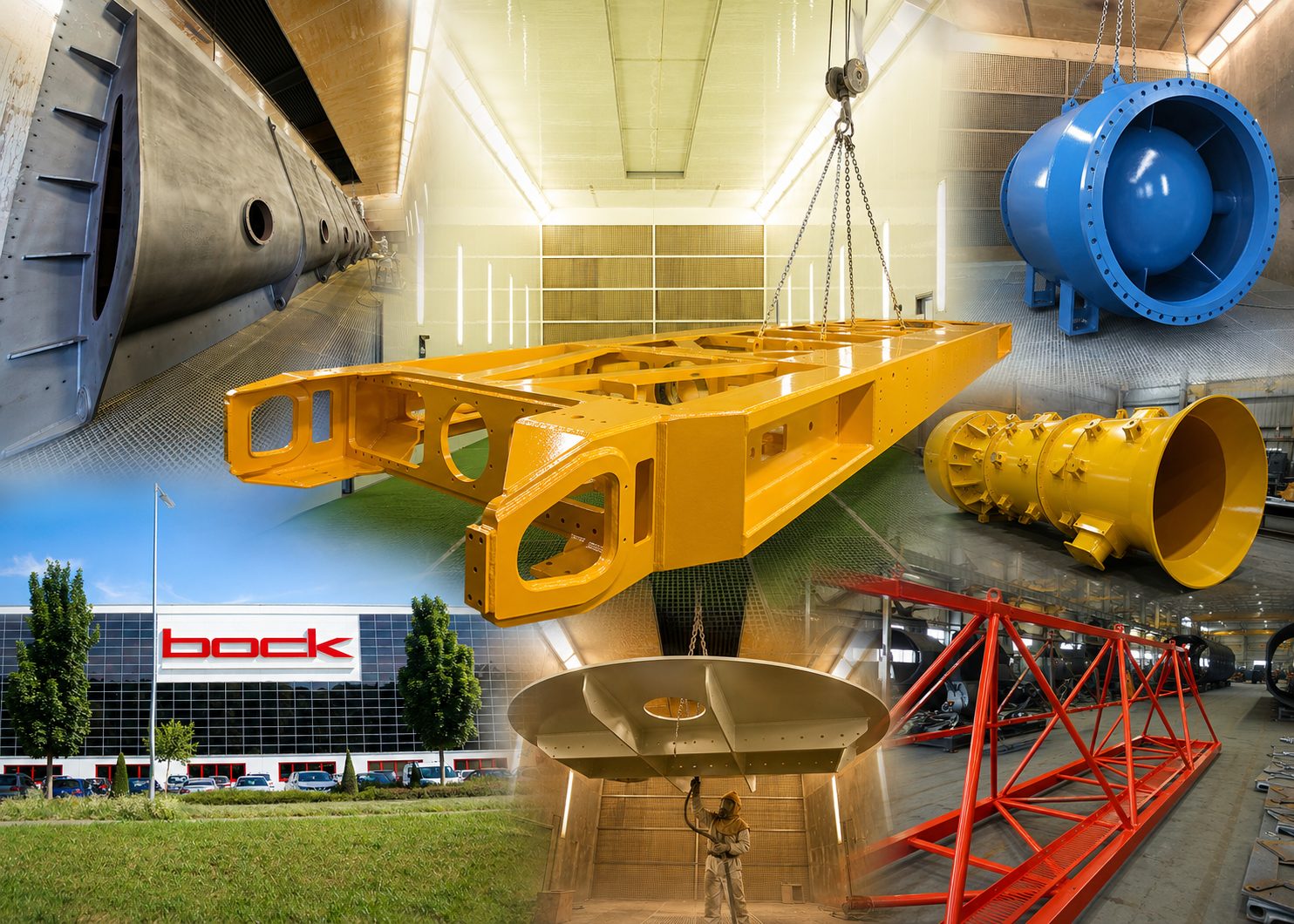 Sandstrahlen Sa 2,5 und Industrielackierung nach EN ISO 12944
