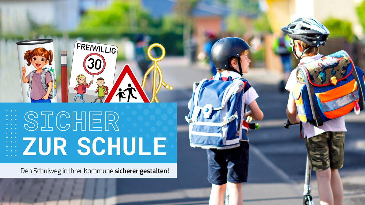Sicher zur Schule – Verkehrszeichen und Geschwindigkeitswarnanlagen