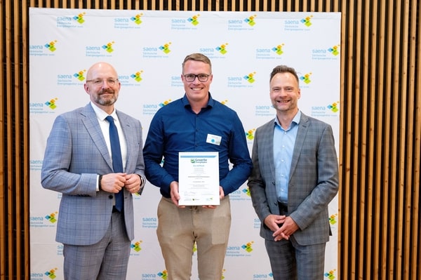 Award of the Saxon Industrial Energy Passport 2025 by SAENA