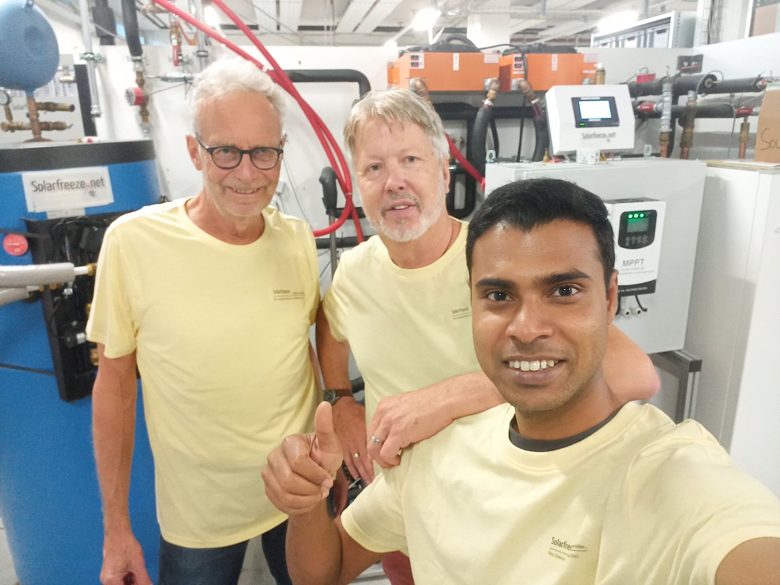 Das Solarfreeze-Team – der Kern des künftigen Social Enterprise