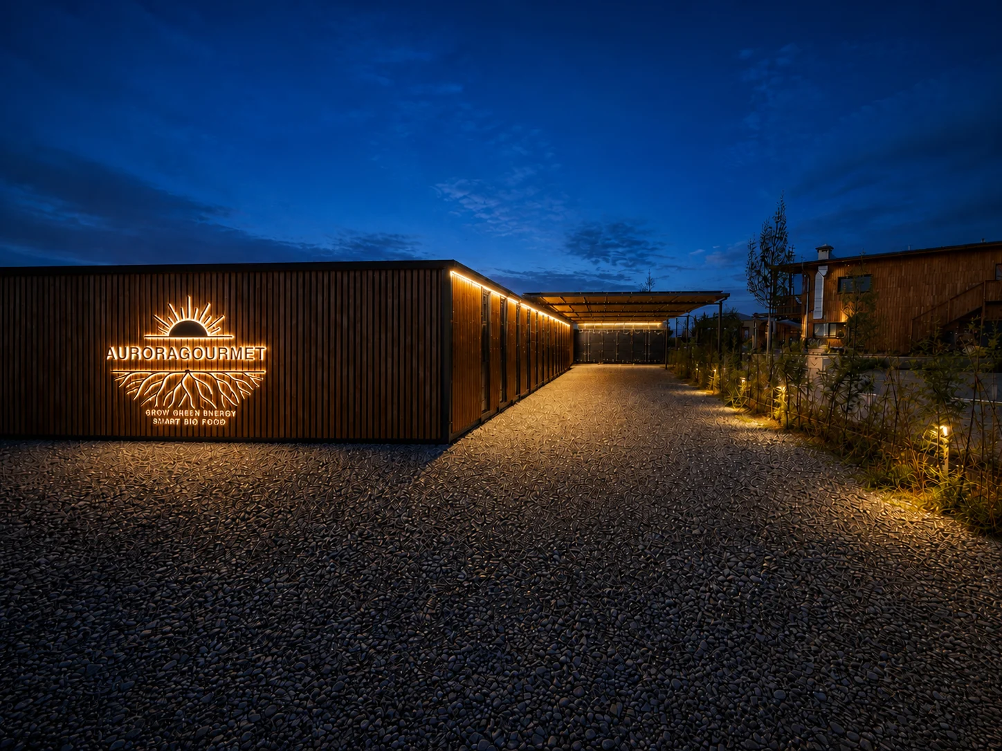 Aurora Containerpark · Systemansicht