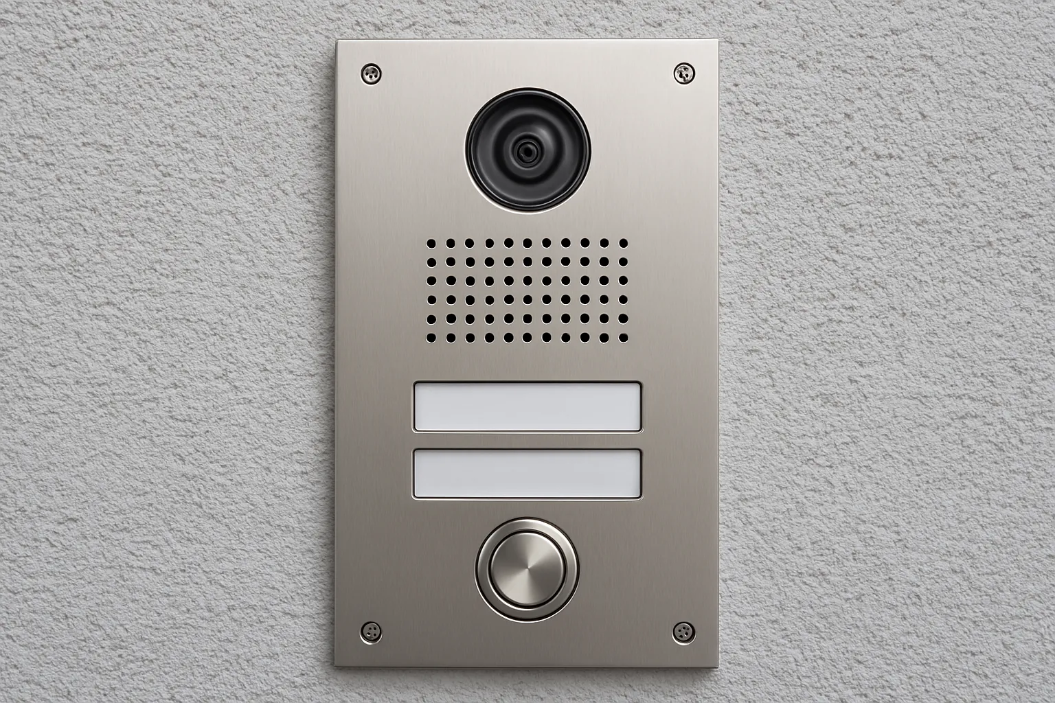 Door intercom station with camera
