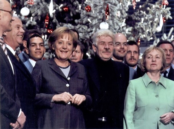 Christbaumschmuck aus Lauscha im Bundeskanzleramt 2008