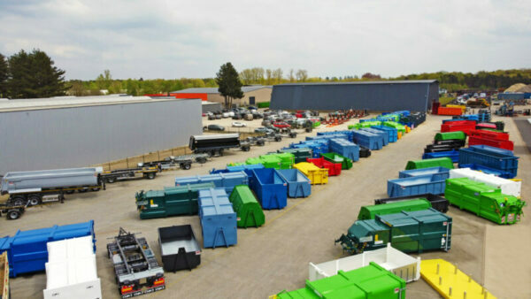 Anhängwagen für Containertransport