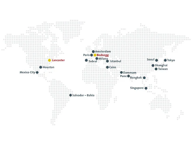 Global sales and service network