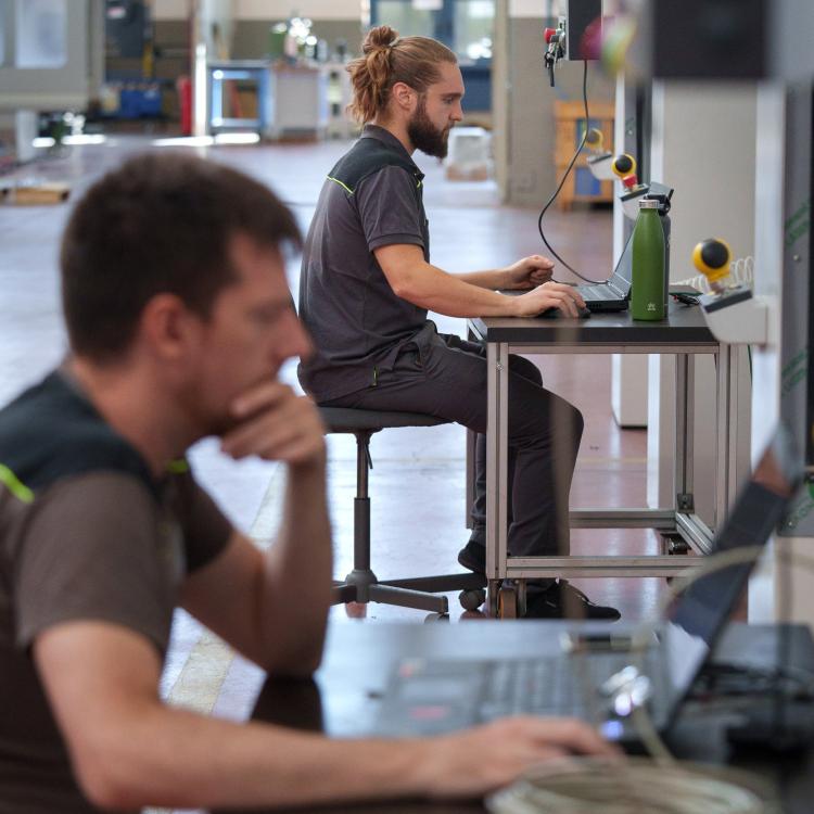 Mitarbeiter im Ingenieurbüro