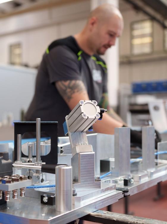 Techniker bei der Arbeit