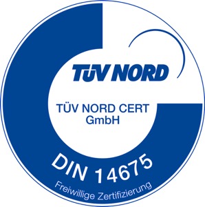 TÜV Nord DIN 14675 Zertifikat