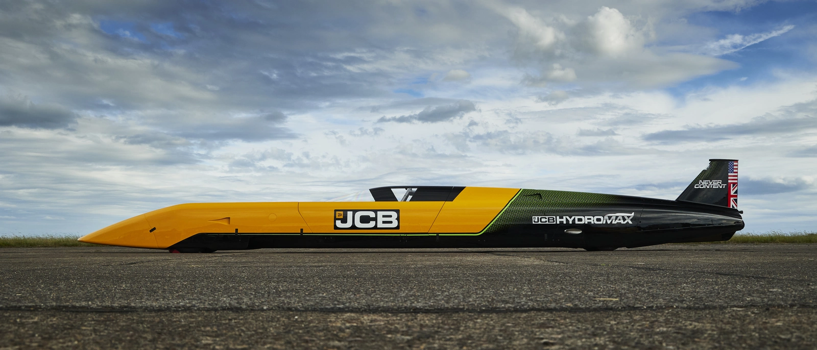 JCB Hydromax bei der RAF Wittering