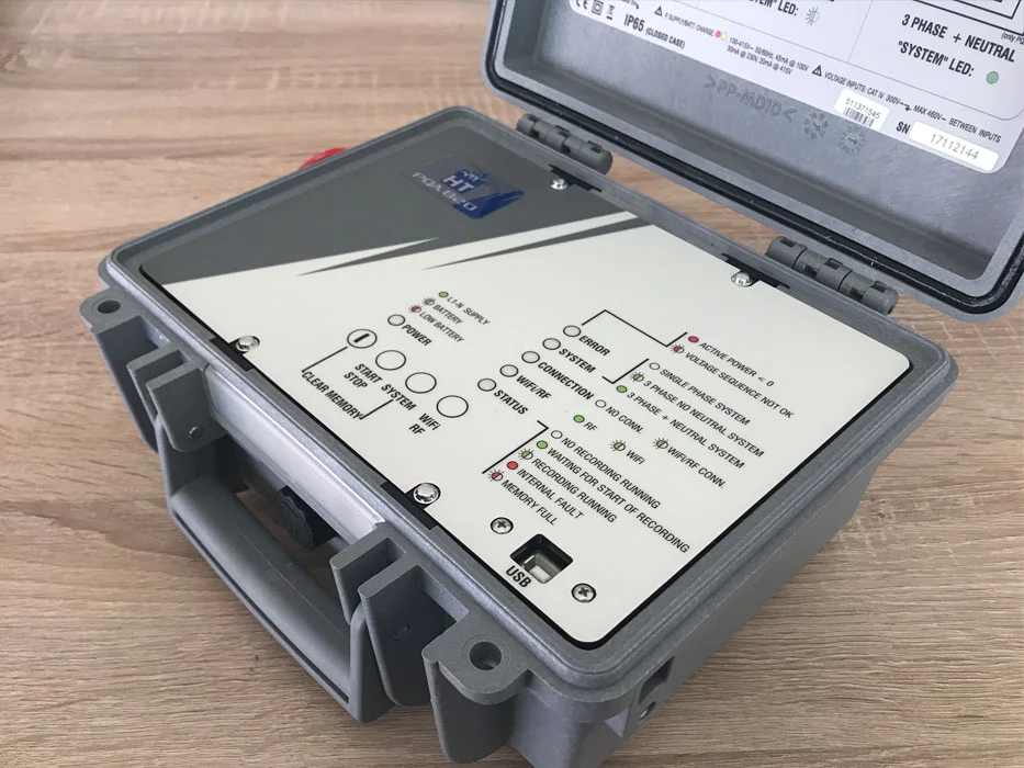 Netzanalyse mit Netzqualitätsanalysator