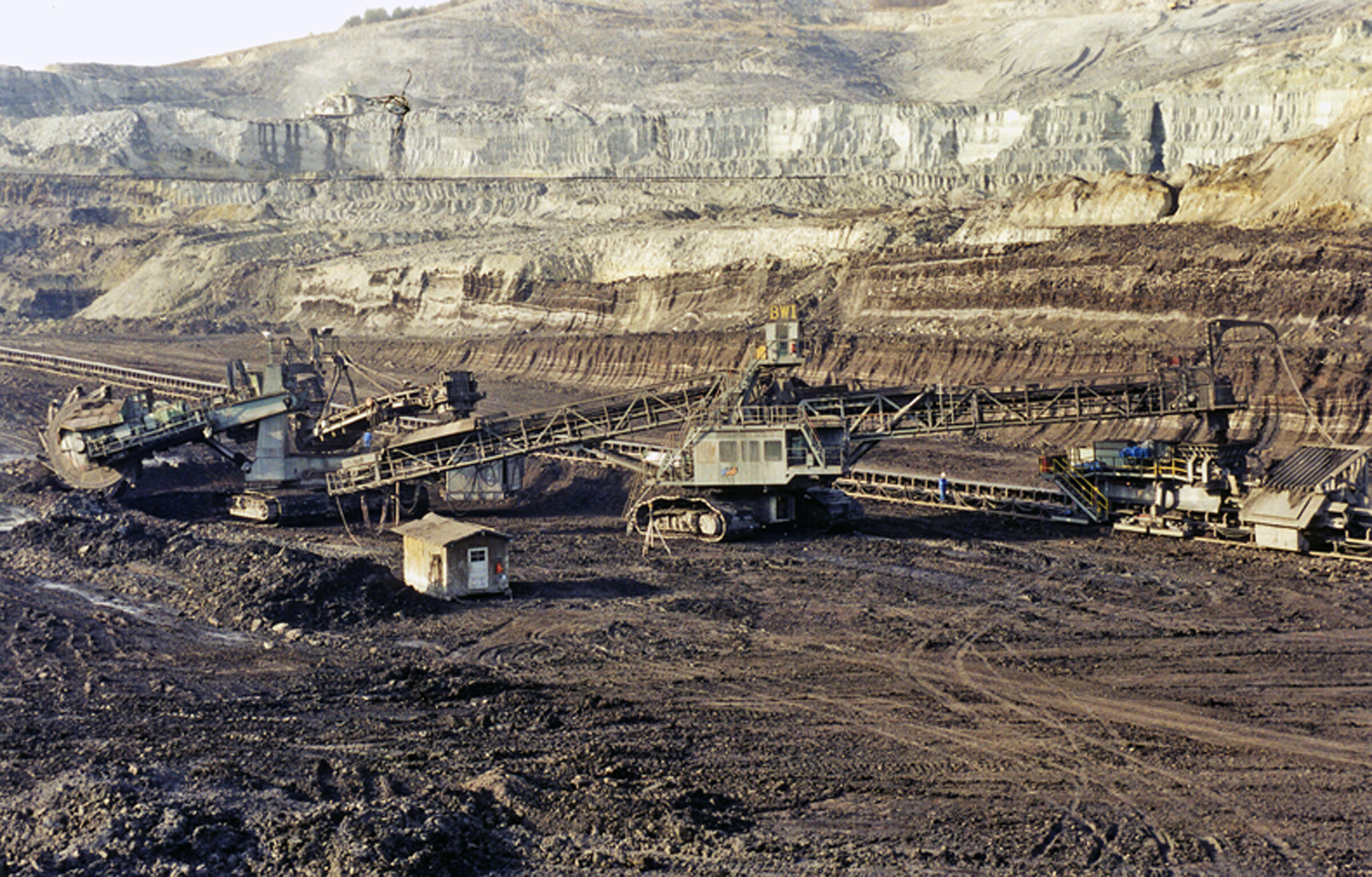 Großtagebau Oberdorf, eröffnet 1977 – größter Braunkohle-Bergbau Österreichs