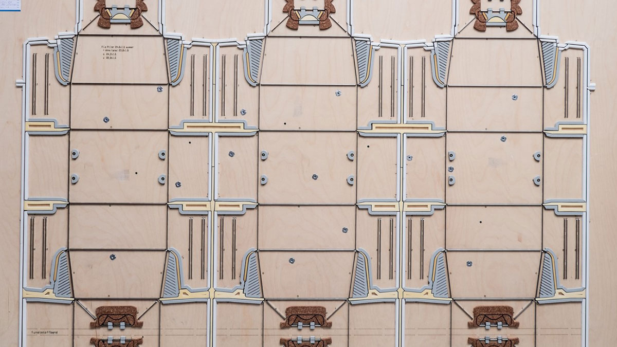 Laser-Flachbettstanzform, Detail