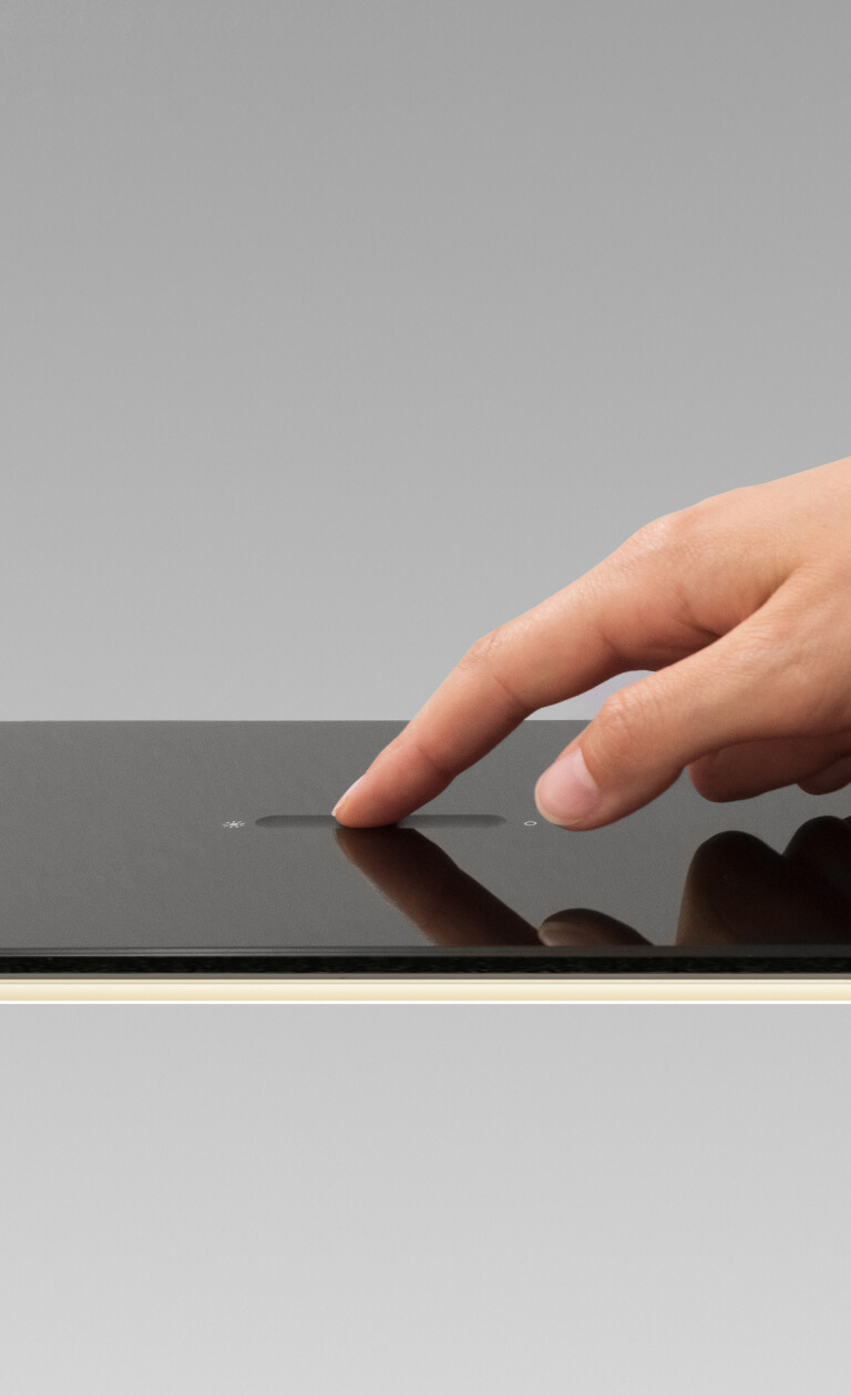 Glasbasierte Touch-Bedienung