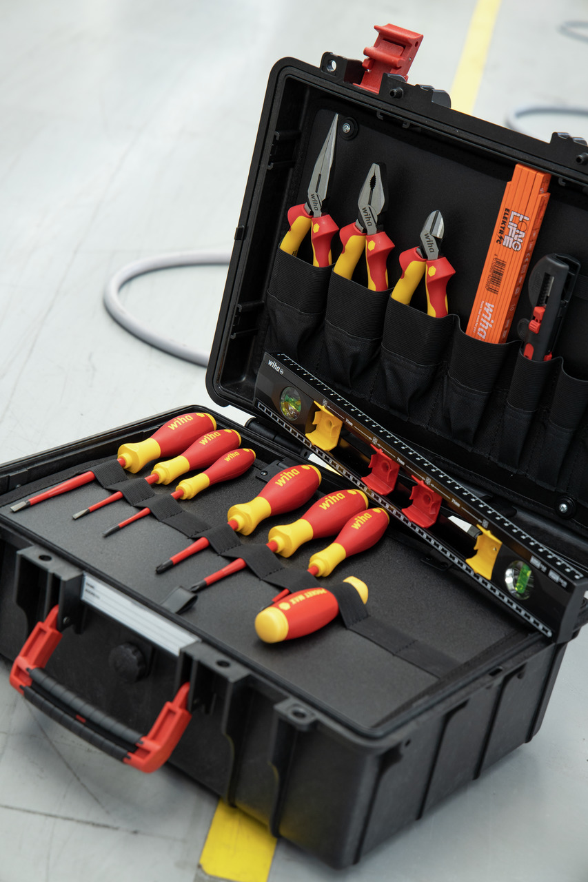 Wiha Werkzeugkoffer Basic Set L Elektrik