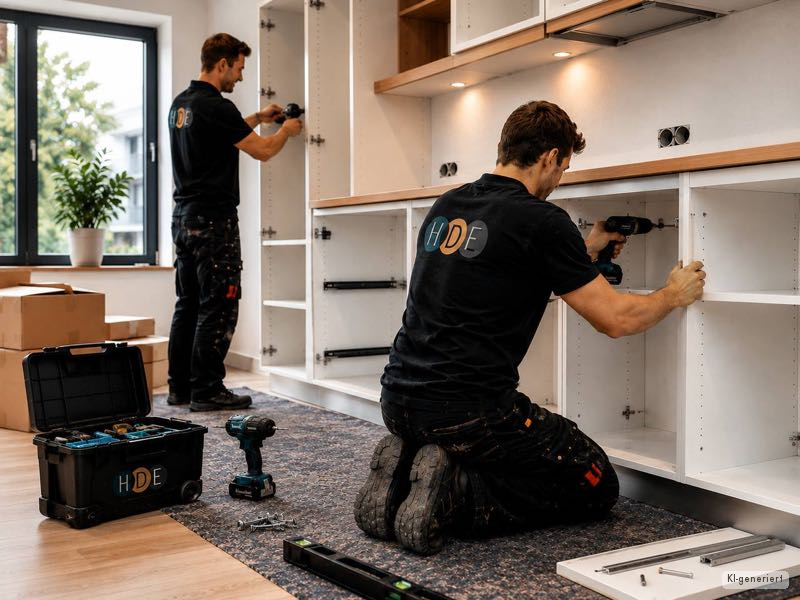 Korpusmontage in der Werkstatt