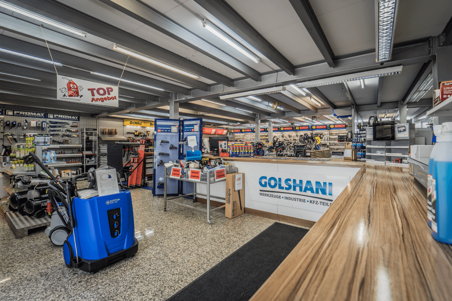 Ladengeschäft Golshani/GOTOOLS