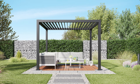 Alu-Pergola REXOcube®