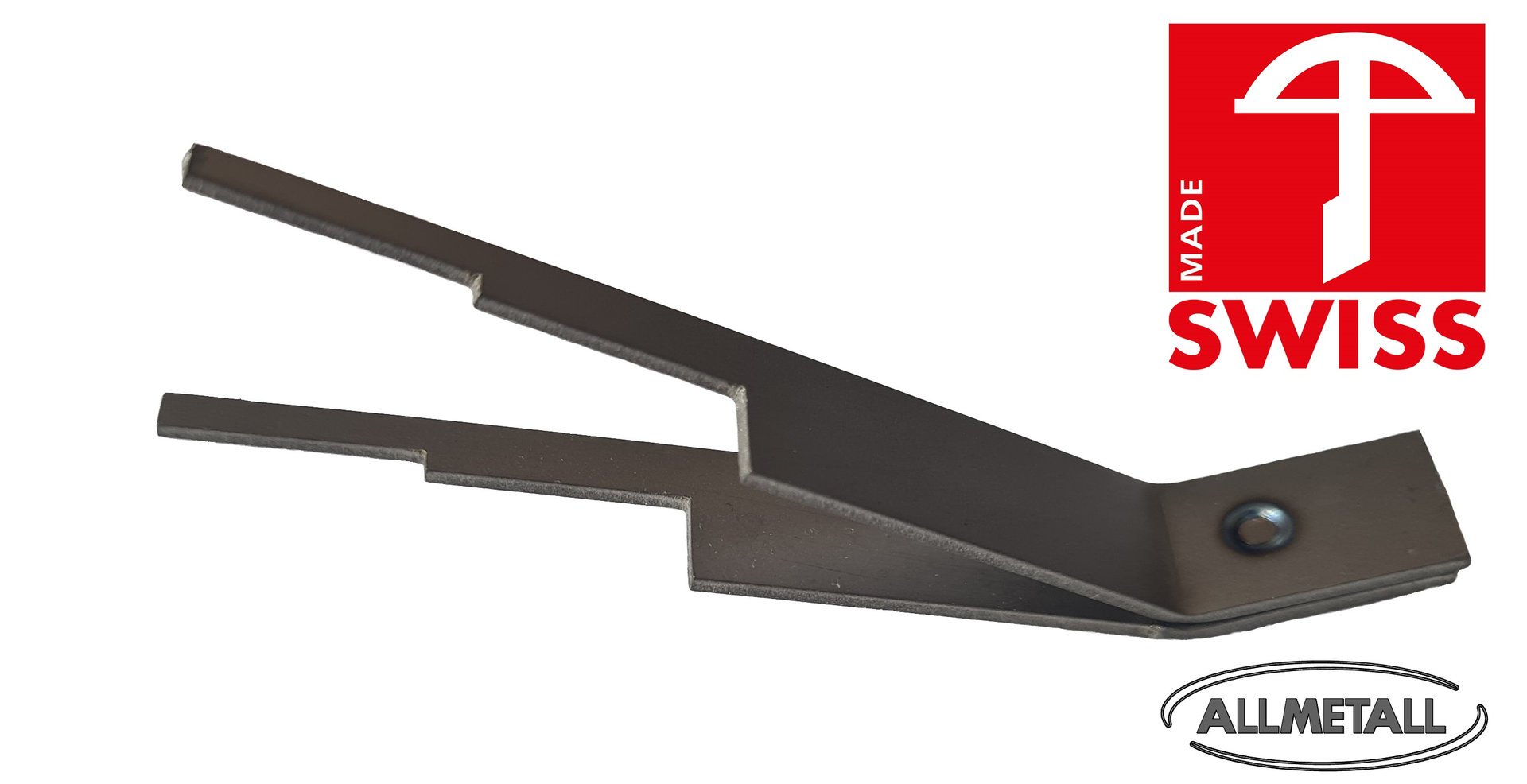 Einseitige Stufenklammer / Titan Gr.4 / t=1,0 mm