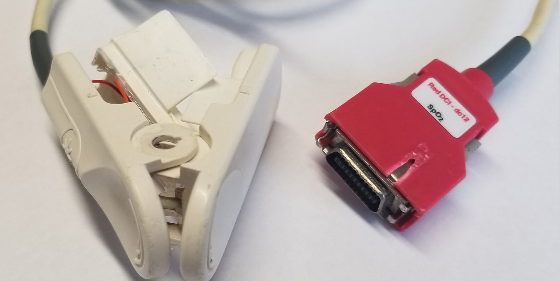 Defekter Masimo Sensor vor der Reparatur