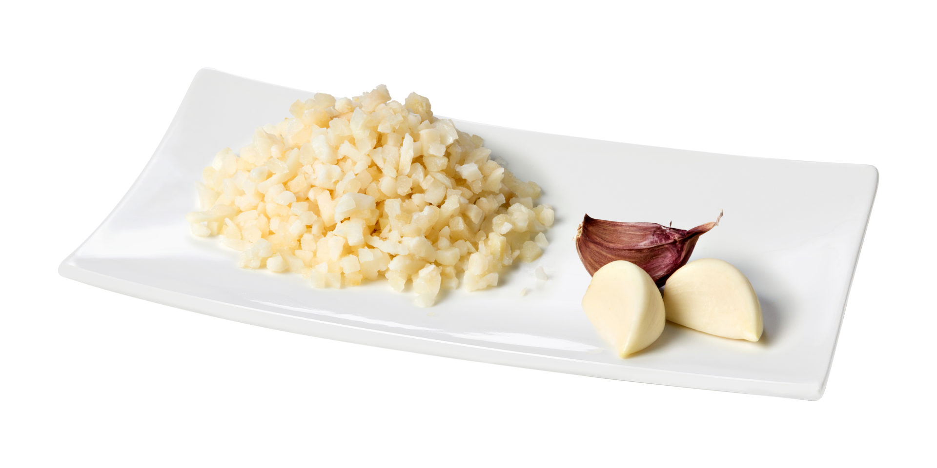 Knoblauch gehackt