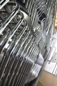 Veredelte Metallrohre