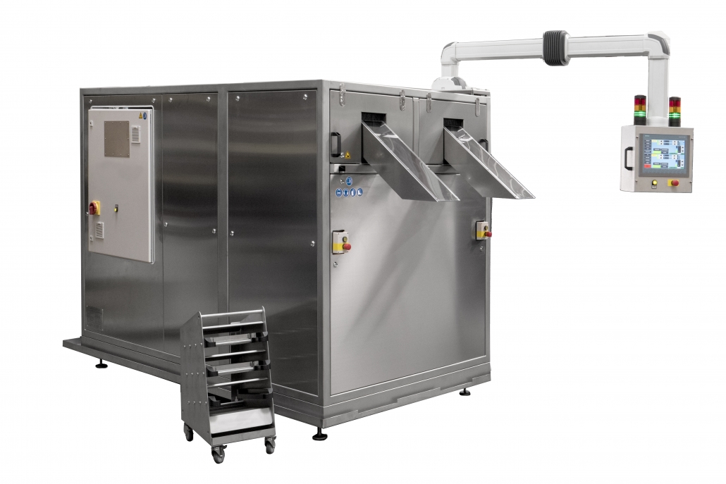 TRIPLE-ICE 400 Trockeneisproduktionsmaschine im Maschinenraum