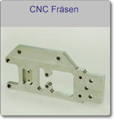 CNC-Frästeile (u. a. Maschinenwangen, Adapterplatten)