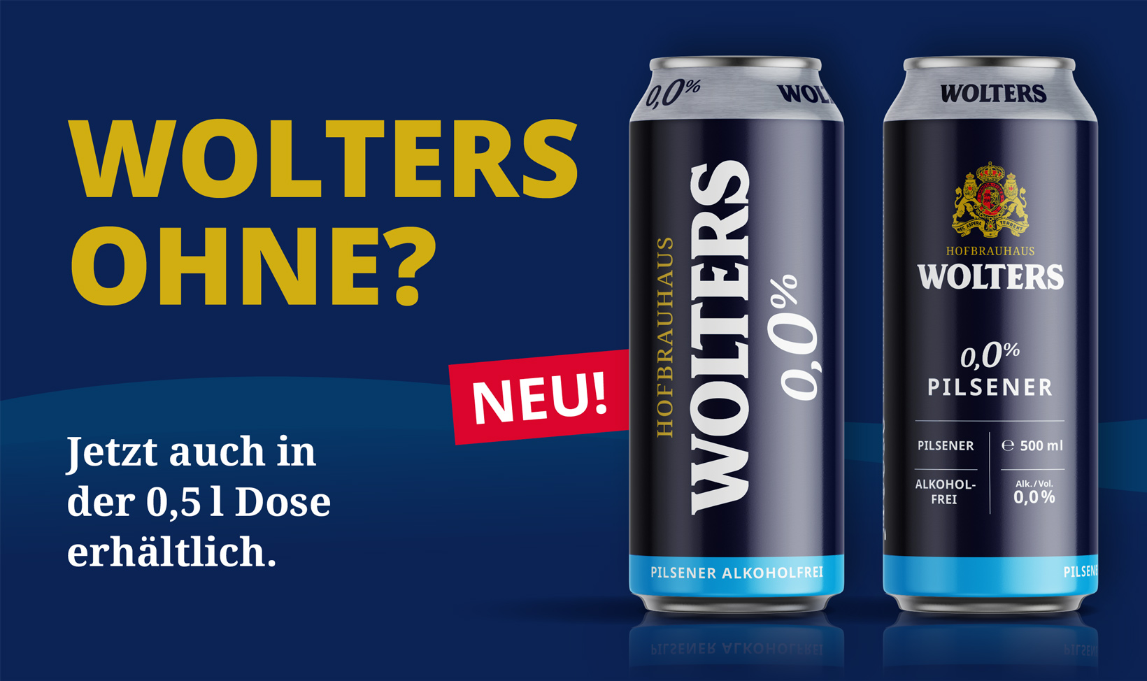 Wolters 0,0 % Pilsener (0,5-L-Dose)