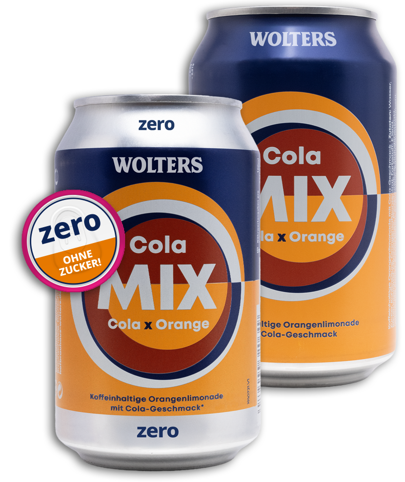 Wolters Cola Mix Zero in der 0,33-Liter-Dose
