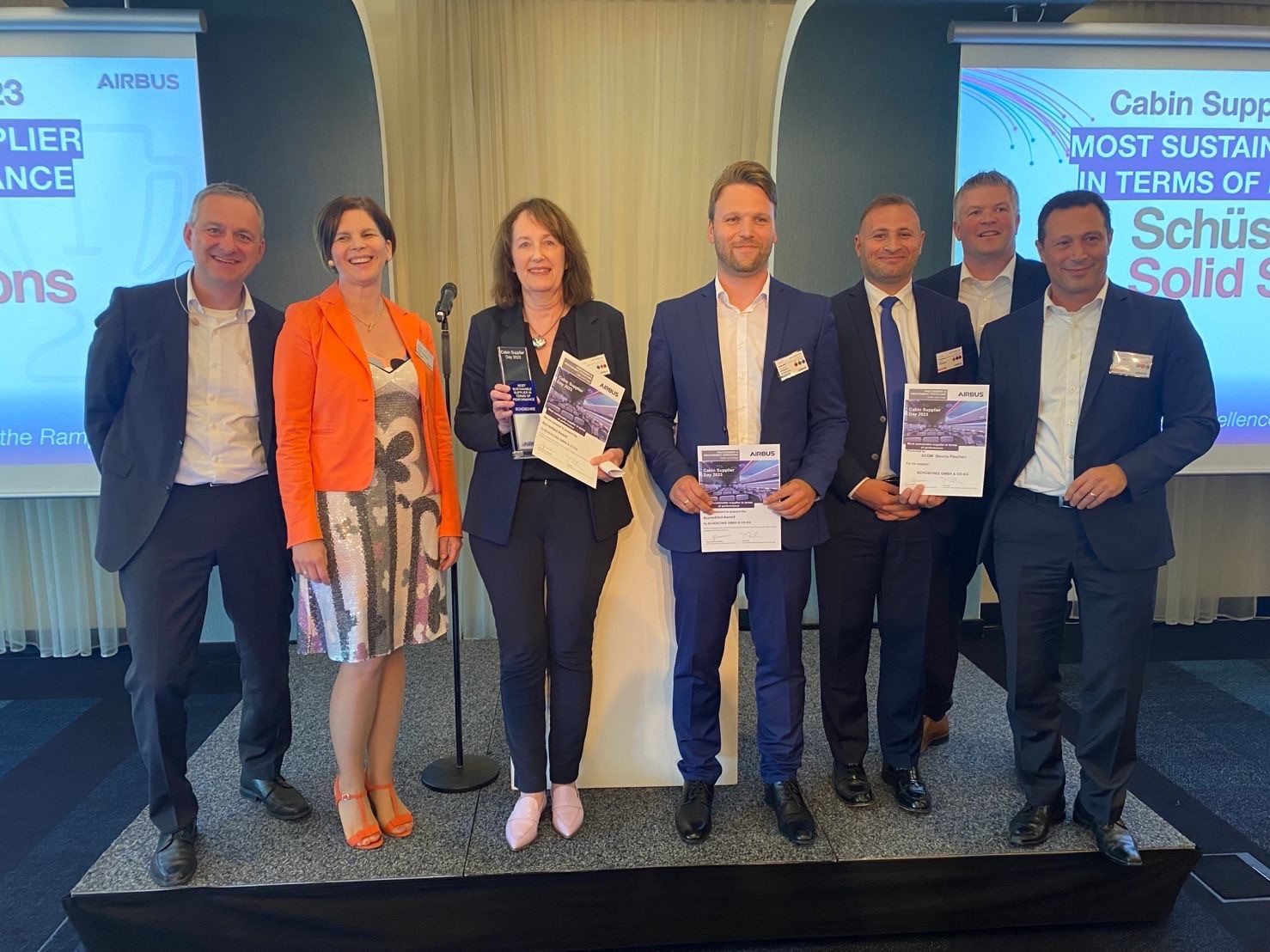 Airbus Award 'Most sustainable supplier in terms of performance' 2023