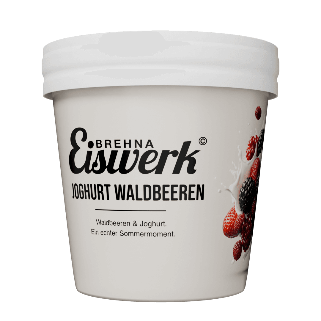 Joghurt-Walderdbeere-Eis