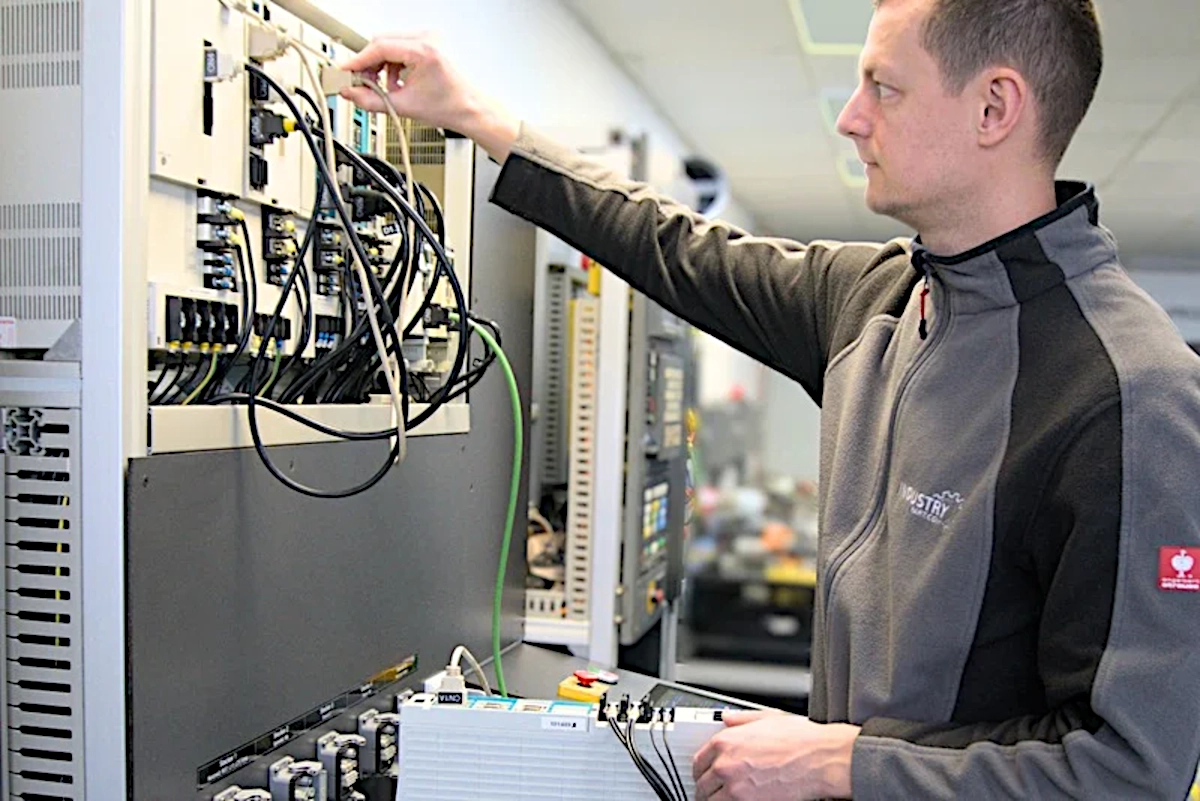 Antrieb am Motor-Teststand
