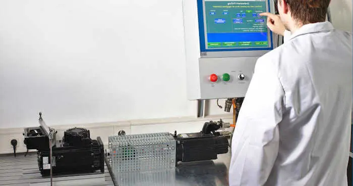Belastungstest eines Motors