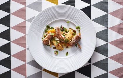 Wildschwein-Involtini
