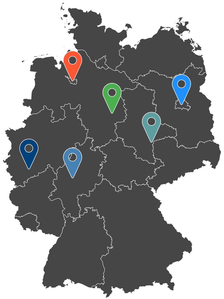Standortübersicht Deutschland