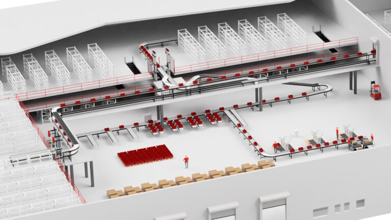 Behälterfördertechnik (3D-Planung)